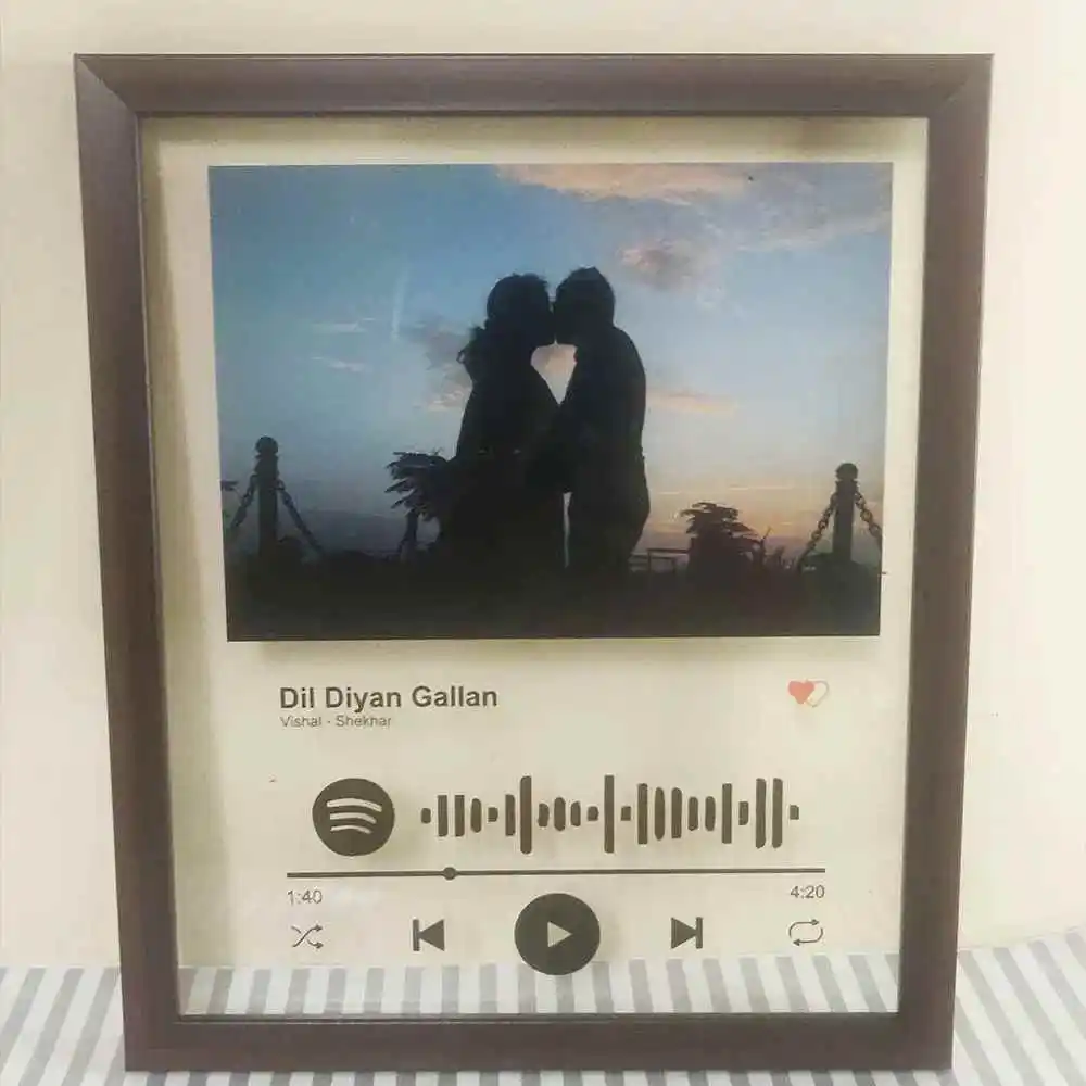 Buy Spotify frame for couples valentines day gifts